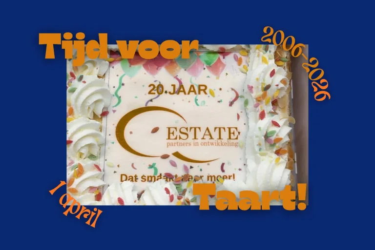 jubileum Q-Estate 20 jaar taart